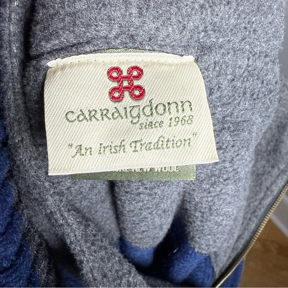Carraig Donn Ireland Sweater Men’s XXL Cable Knit Fisherman Wool With Fleece - Picture 6 of 8